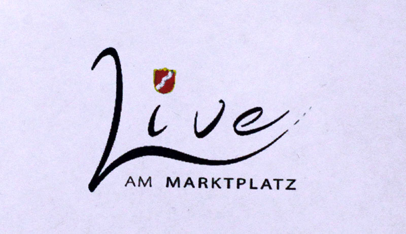 Live Musik immer Samstags auf dem Marktplatz